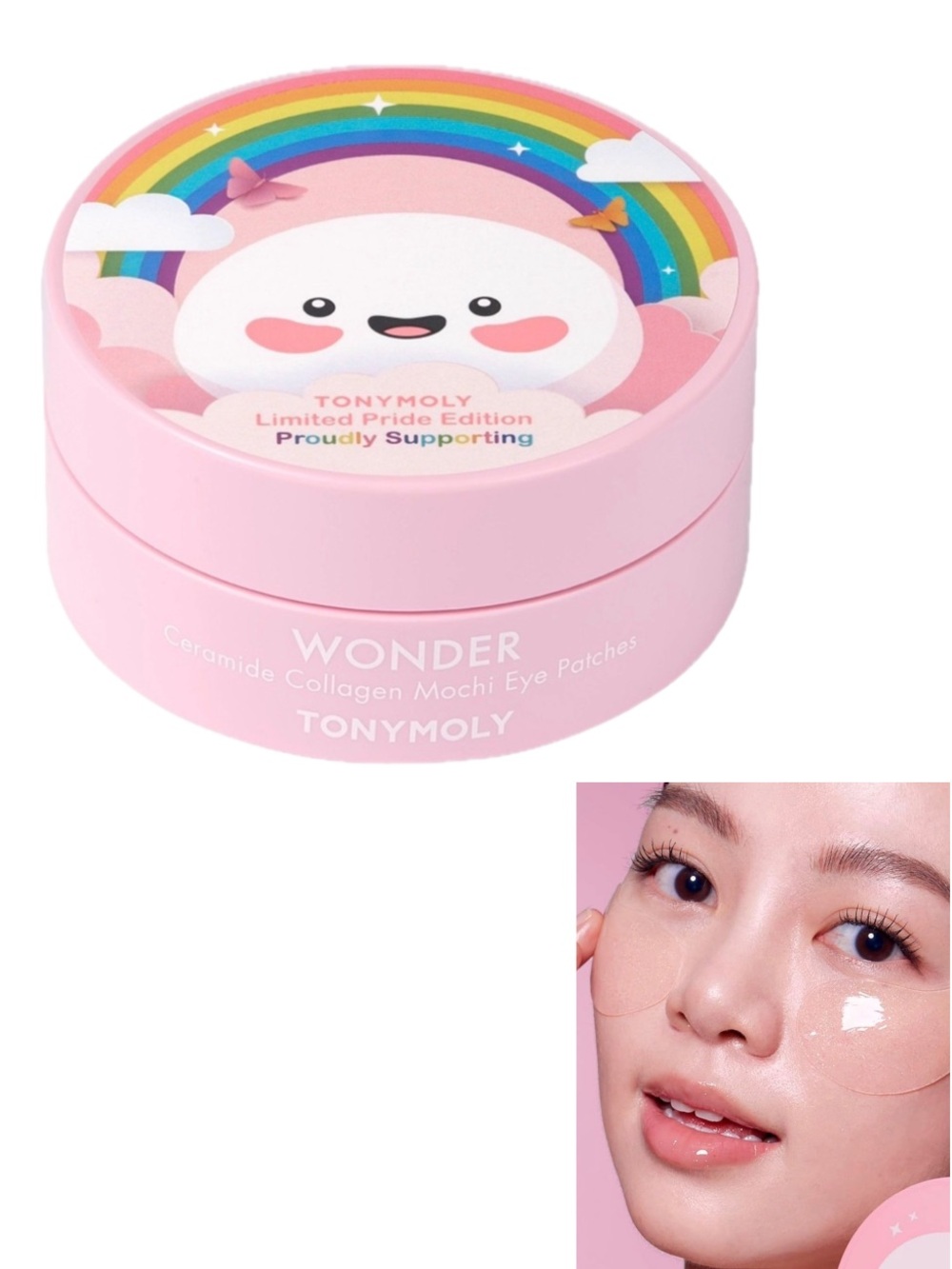 TONYMOLY Limited Pride Edition Wonder Ceramide Collagen Mochi Eye Patches